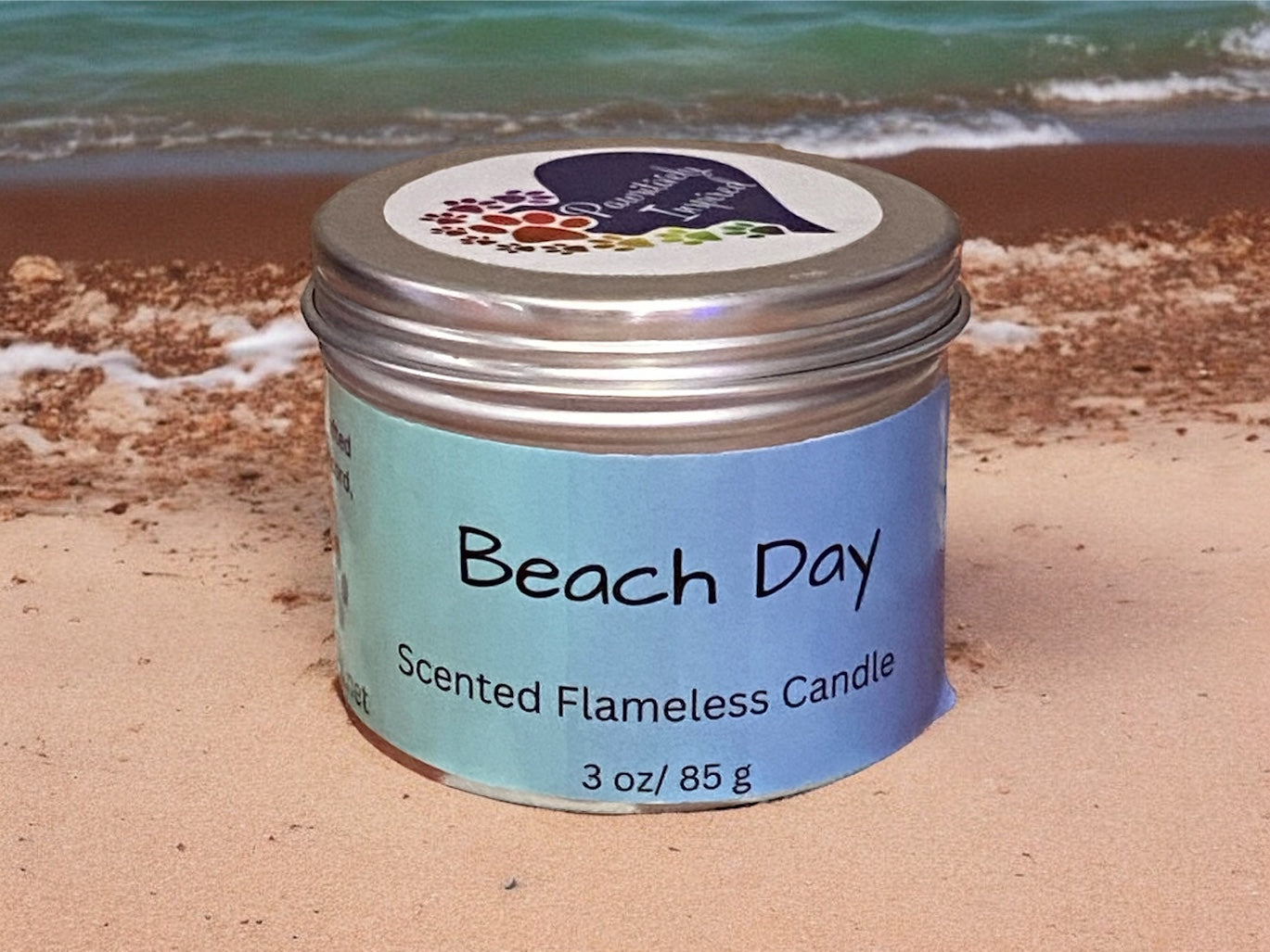 Beach Day Flameless Candle