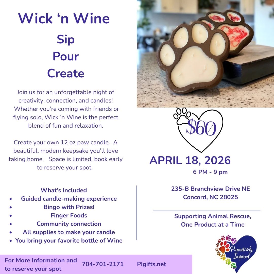 April Wick & Wine April 18th