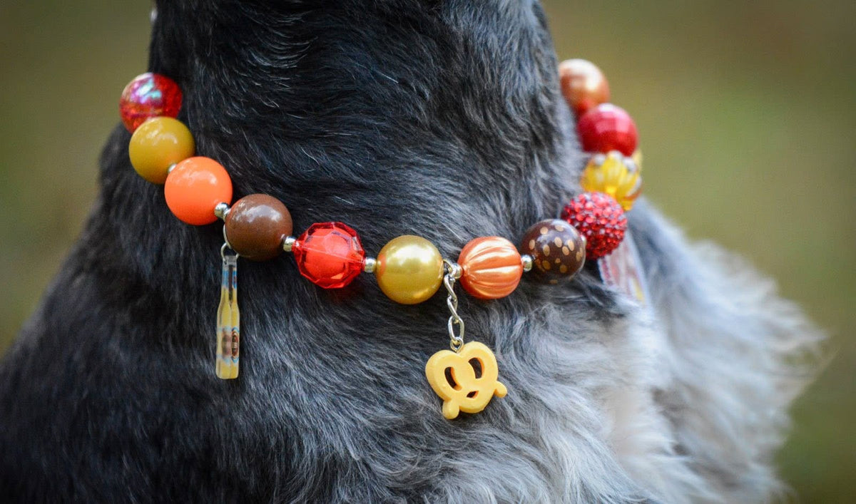Fall/Halloween Dog Necklaces